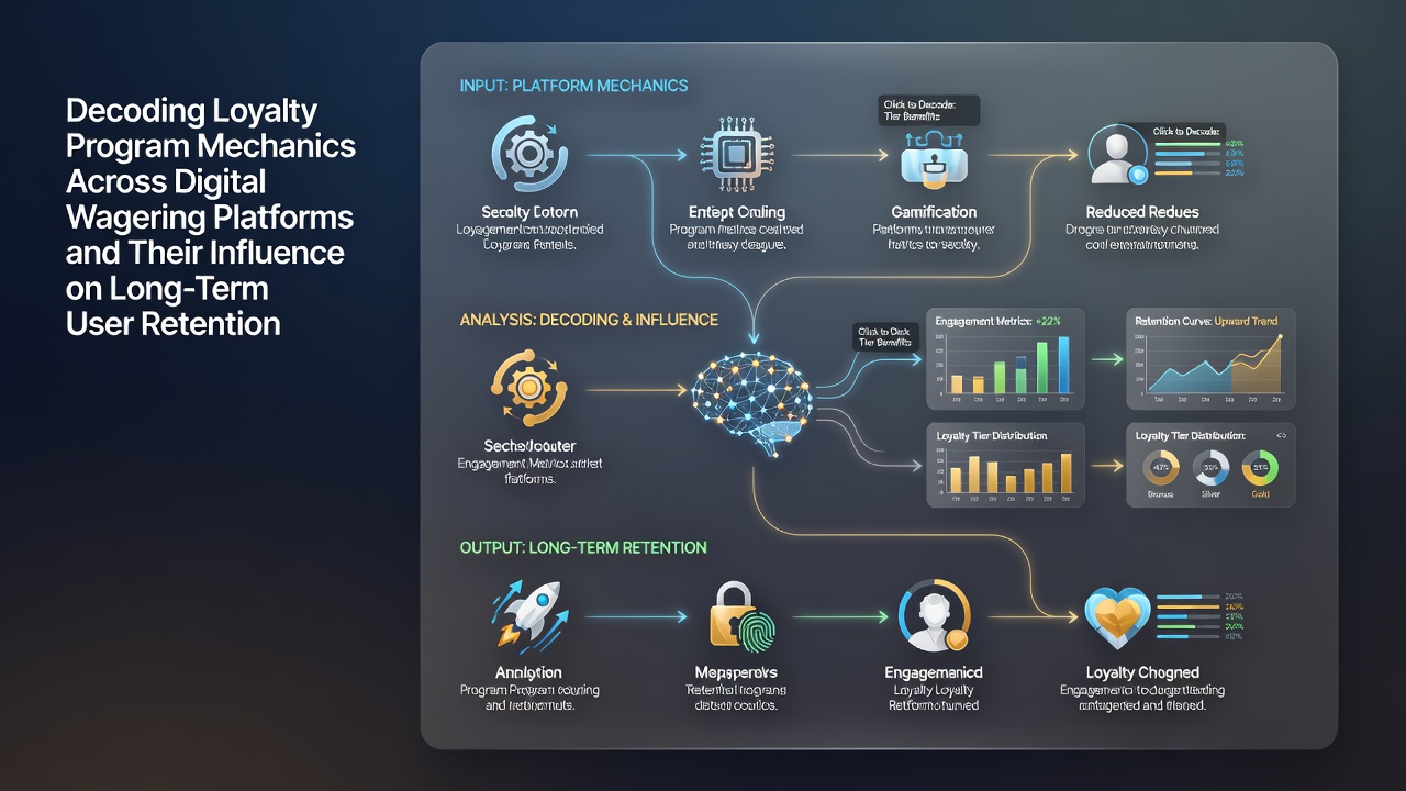 Infographic illustrating retention metrics tied to loyalty tier levels in online wagering platforms