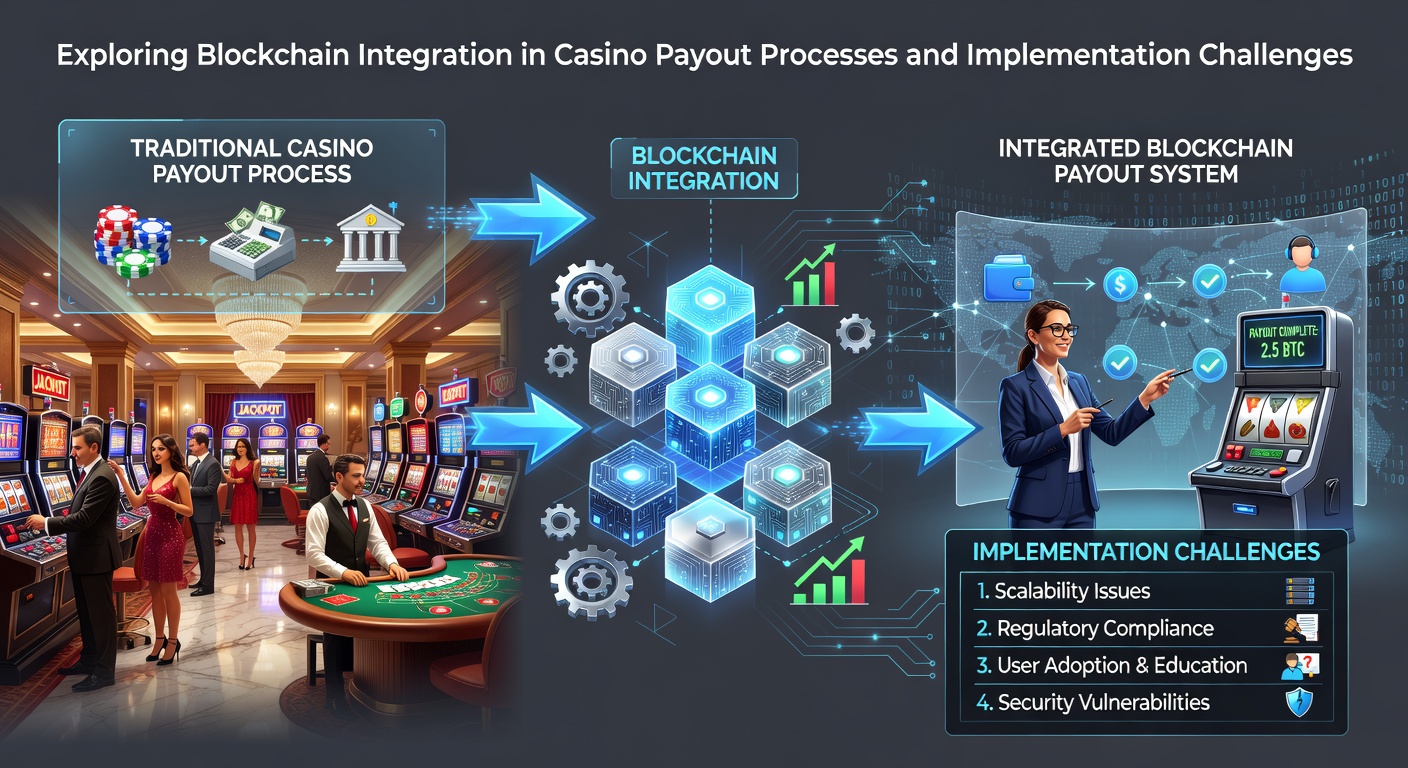 Illustration of blockchain network nodes connecting to casino payment terminals with digital transaction flows