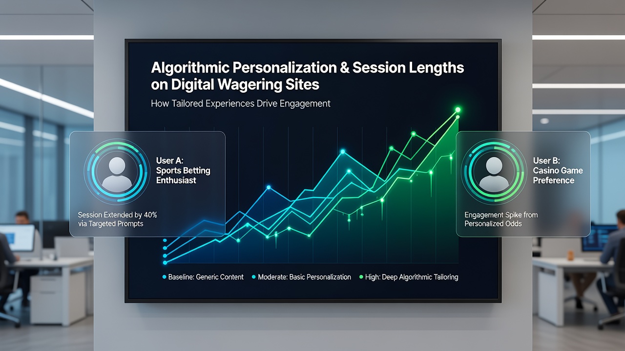 Data flow diagram showing real-time personalization adjustments on wagering sites